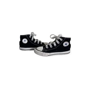 Converse Toddlers Chuck Taylor High Top All Stars Hi Sneakers Black Size 7